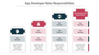 App Developer Roles Responsibilities Ppt Powerpoint Presentation Summary Cpb
