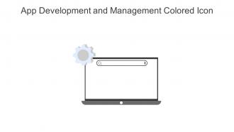 App Development And Management Colored Icon In Powerpoint Pptx Png And Editable Eps Format