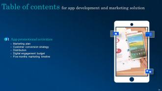 App Development And Marketing Solution Powerpoint Presentation Slides Analytical Colorful