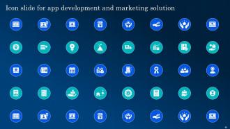 App Development And Marketing Solution Powerpoint Presentation Slides Template Impressive