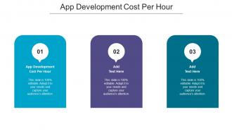 App Development Cost Per Hour Ppt Powerpoint Presentation Slides Clipart Cpb