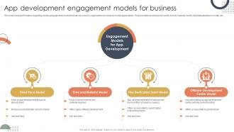 App Development Engagement Models For Business