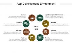 App development environment ppt powerpoint presentation ideas smartart cpb
