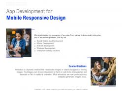 App development for mobile responsive design ppt powerpoint presentation model template