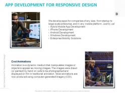 App development for responsive design ppt powerpoint presentation graphics