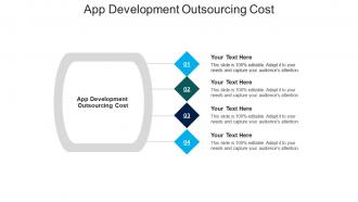 App development outsourcing cost ppt powerpoint presentation layouts vector cpb