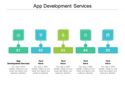App development services ppt powerpoint presentation model deck cpb