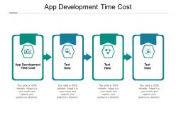 App development time cost ppt powerpoint presentation summary mockup cpb