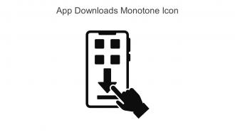 App Downloads Monotone Icon In Powerpoint Pptx Png And Editable Eps Format