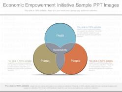 App economic empowerment initiative sample ppt images