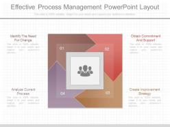App effective process management powerpoint layout