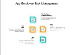 App employee task management ppt infographic template graphic tips cpb