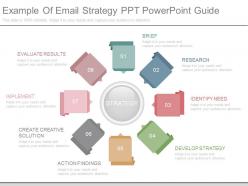 App example of email strategy ppt powerpoint guide
