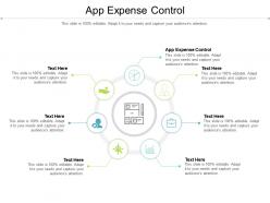 App expense control ppt powerpoint presentation layouts design templates cpb