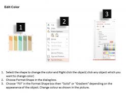 22141478 style layered horizontal 5 piece powerpoint presentation diagram infographic slide
