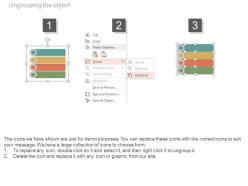 App four staged tags for process control flat powerpoint design