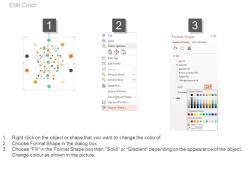 App human face design network infographics flat powerpoint design