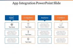 App integration powerpoint slide