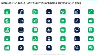 App Io Kickfolio Investor Funding Elevator Pitch Deck Ppt Template Impactful Editable