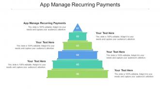 App Manage Recurring Payments Ppt Powerpoint Presentation Inspiration Layouts Cpb