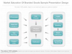 App market saturation of branded goods sample presentation design