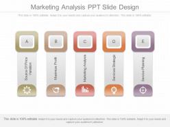 App marketing analysis ppt slide design