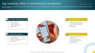 App Marketing Effects In Manufacturing Development
