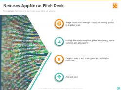App nexus pitch deck ppt template