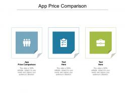App price comparison ppt powerpoint presentation inspiration graphic images cpb