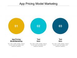 App pricing model marketing ppt powerpoint presentation model picture cpb