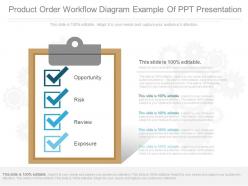 App product order workflow diagram example of ppt presentation