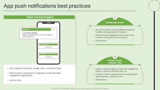 App Push Notifications Best Practices Generating Customer Information Through MKT SS V
