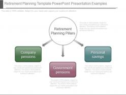 App retirement planning template powerpoint presentation examples