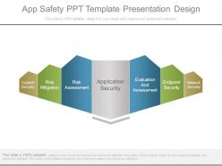 App safety ppt template presentation design