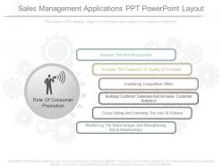 App sales management applications ppt powerpoint layout