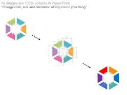 17520851 style cluster hexagonal 6 piece powerpoint presentation diagram infographic slide