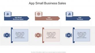 App Small Business Sales In Powerpoint And Google Slides Cpb