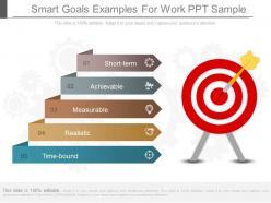 App smart goals examples for work ppt sample