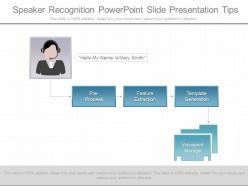 App speaker recognition powerpoint slide presentation tips
