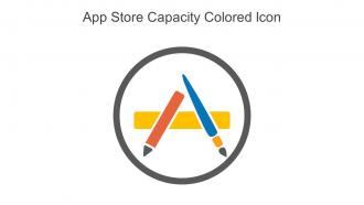 App Store Capacity Colored Icon In Powerpoint Pptx Png And Editable Eps Format