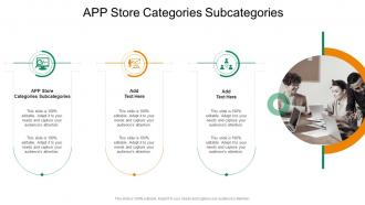 APP Store Categories Subcategories In Powerpoint And Google Slides Cpb