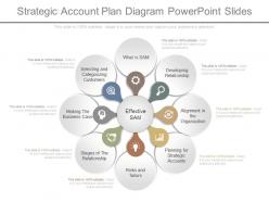 App strategic account plan diagram powerpoint slides