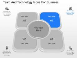 App team and technology icons for business powerpoint template