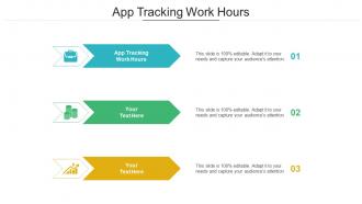 App tracking work hours ppt powerpoint presentation infographic template demonstration cpb