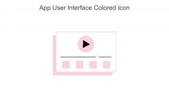 App User Interface Colored Icon In Powerpoint Pptx Png And Editable Eps Format