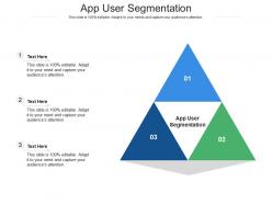 App user segmentation ppt powerpoint presentation file show cpb