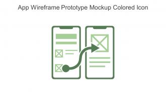 App Wireframe Prototype Mockup Colored Icon In Powerpoint Pptx Png And Editable Eps Format