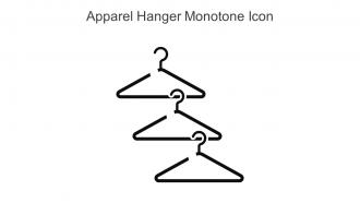 Apparel Hanger Monotone Icon In Powerpoint Pptx Png And Editable Eps Format