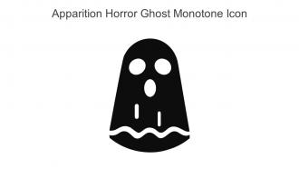 Apparition Horror Ghost Monotone Icon In Powerpoint Pptx Png And Editable Eps Format