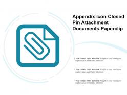 Appendix icon closed pin attachment documents paperclip